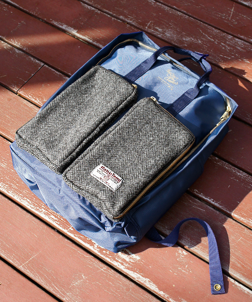 CIAOPANIC(チャオパニック)の「《WEB限定SALE》【The Sun And Classic/TSAC】HARRIS TWEED BOX 2WAY DAYPACK(バックパック/リュック・レディース・ブラック/グレー/ネイビー・FREE)」の1枚目の写真