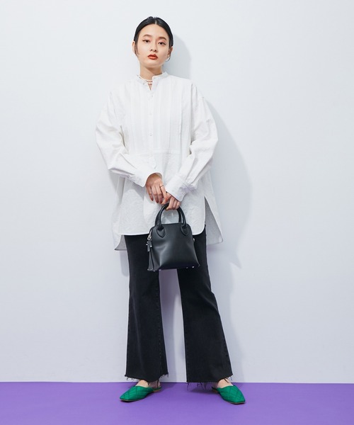 ADAM ET ROPE'(アダムエロペ)の「フクレジャガードヴィンテージシャツ(シャツ/ブラウス・レディース・ホワイト・FREE)」の11枚目の写真