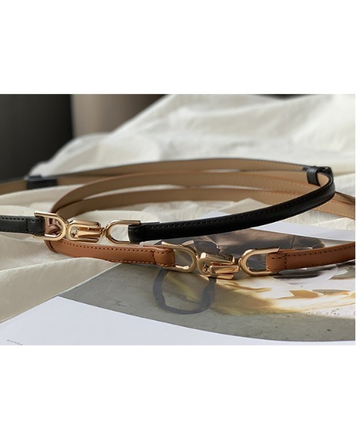 REBALANCE（リバランス）の「ビットベルト（ベルト・レディース・ホワイト/ブラック/ダークブラウン/ブラウン/レッド・FREE）」の8枚目の写真