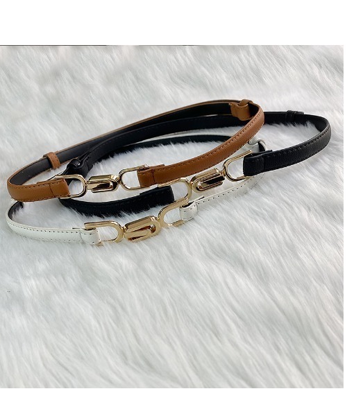 REBALANCE（リバランス）の「ビットベルト（ベルト・レディース・ホワイト/ブラック/ダークブラウン/ブラウン/レッド・FREE）」の7枚目の写真