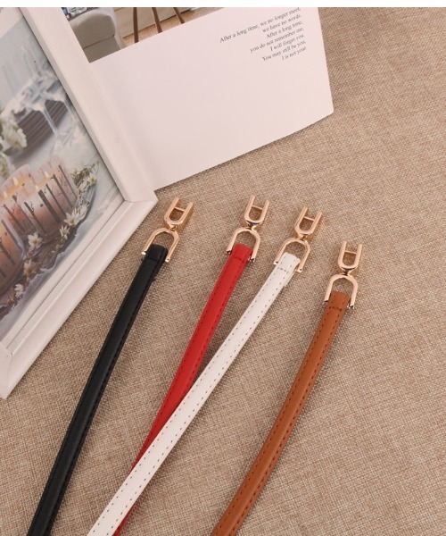 REBALANCE（リバランス）の「ビットベルト（ベルト・レディース・ホワイト/ブラック/ダークブラウン/ブラウン/レッド・FREE）」の10枚目の写真