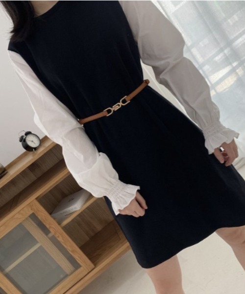 REBALANCE（リバランス）の「ビットベルト（ベルト・レディース・ホワイト/ブラック/ダークブラウン/ブラウン/レッド・FREE）」の17枚目の写真