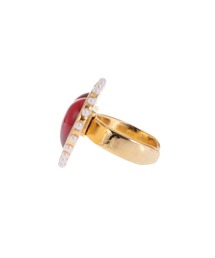 PAMEO POSE Heaven Heart Ring レッド PAMEO POSE（パメオポーズ）の「Heaven Heart Ring（リング）」 - WEAR