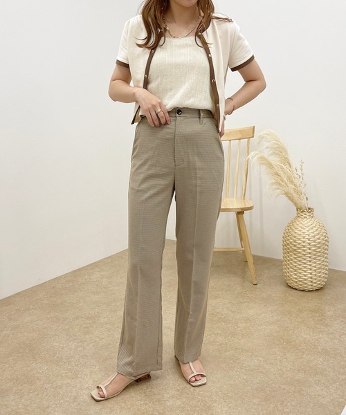 apres jour clair（アプレジュールクレア）の「【apres jour clair】バイカラードットボタントップス【ZOZOTOWN限定アイテム】（Tシャツ/カットソー・レディース・アイボリー/ベージュ/ブラウン系その他・X-LARGE/フリー）」の8枚目の写真