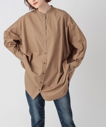 RIVE DROITE | 纏うだけで今っぽいシルエットが完成　ビブカラーオーバーワイドシャツ(シャツ/ブラウス)