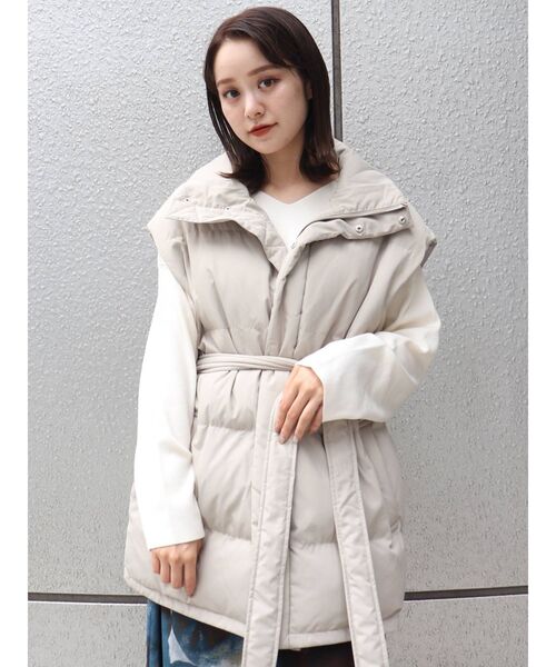 MURUA（ムルーア）の「ロングエアコンダウンベスト（ダウン
