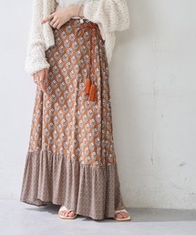 DISCOAT | VTG花柄パッチワークフレアスカート(スカート)