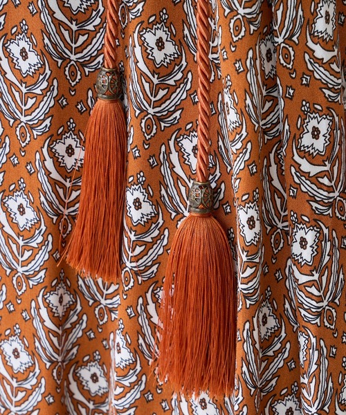 DISCOAT（ディスコート）の「VTG花柄パッチワークフレアスカート（スカート・レディース・ネイビー/キャメル・FREE）」の22枚目の写真