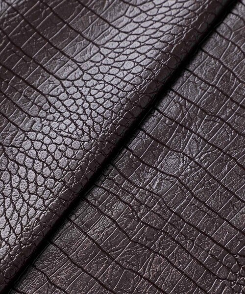 LOVELESS（ラブレス）の「フェイククロコアシンメトリーレザースカート（スカート・レディース・ブラウン・36/34/38）」の16枚目の写真