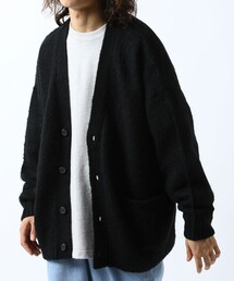 FREAK'S STORE | WEB限定 ビッグシルエット モヘヤタッチ シャギーニット ルーズカーディガン/セーター(カーディガン/ボレロ)