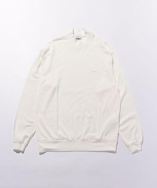 ATELIER BETON（アトリエベトン）の「＜ATELIER BETON（アトリエべトン）＞ MOCK NECK/カットソー（Tシャツ/カットソー・メンズ・ブラック/ホワイト・2/3）」の2枚目の写真