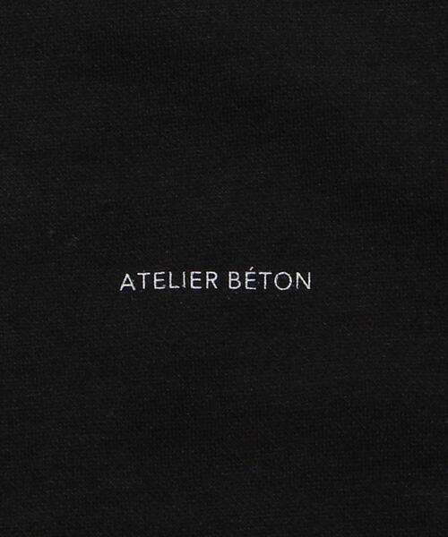 ATELIER BETON（アトリエベトン）の「＜ATELIER BETON（アトリエべトン）＞ MOCK NECK/カットソー（Tシャツ/カットソー・メンズ・ブラック/ホワイト・2/3）」の10枚目の写真