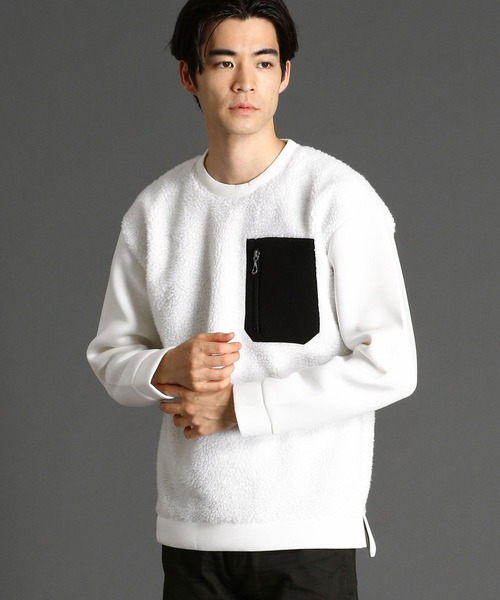 HIDEAWAYS NICOLE(ハイダウェイニコル)の「コンビネーションプルオーバー(Tシャツ/カットソー・メンズ・ブラック/アイボリー/ベージュ/チェック・X-LARGE/MEDIUM/LARGE)」の3枚目の写真