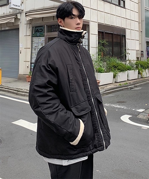 WESTBOY(ウエストボーイ)の「【WB ORIGINALS】Military Boa Long Jacket WO21W3HOT02(その他アウター・メンズ・グリーン/ブラック・L/M/XL)」の12枚目の写真