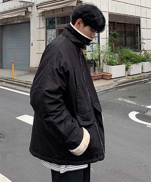 WESTBOY(ウエストボーイ)の「【WB ORIGINALS】Military Boa Long Jacket WO21W3HOT02(その他アウター・メンズ・グリーン/ブラック・L/M/XL)」の13枚目の写真
