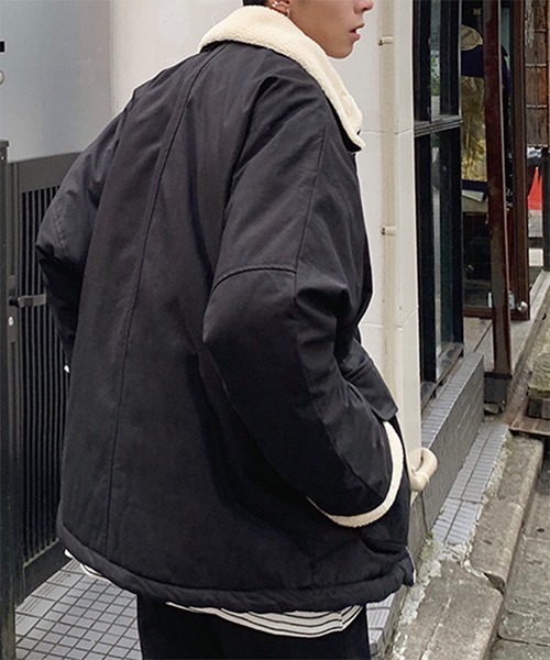 WESTBOY(ウエストボーイ)の「【WB ORIGINALS】Military Boa Long Jacket WO21W3HOT02(その他アウター・メンズ・グリーン/ブラック・L/M/XL)」の17枚目の写真