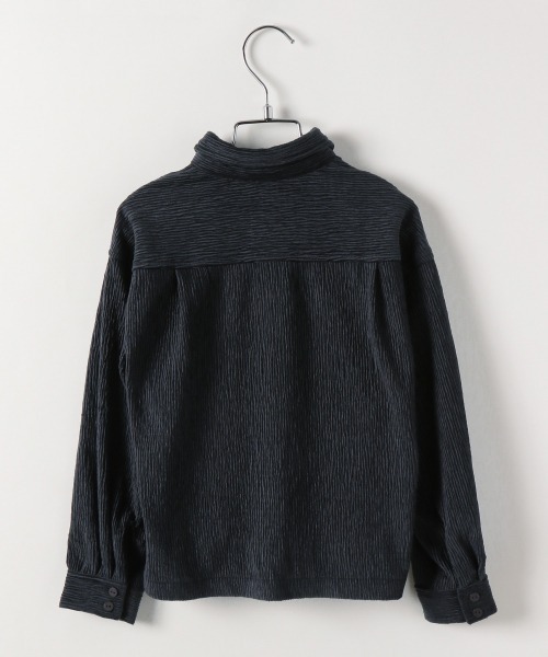 JEANASIS(ジーナシス)の「【KIDS】ヨウリュウベロアシャツ/257022(シャツ/ブラウス・キッズ・オフホワイト/チャコールグレー/グリーン・120/140)」の6枚目の写真