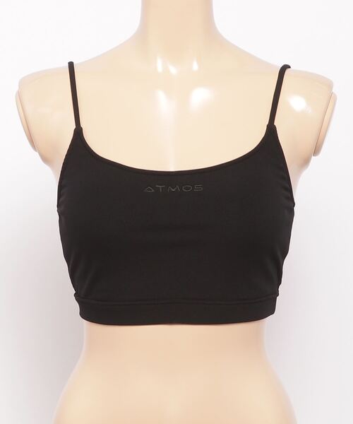 GUACAMOLE（ガカモレ）の「GUACAMOLE × atmos pink ロゴ刺繍リブキャミブラトップ（キャミソール・レディース・ブラウン/ホワイト/ブラック・S/M/M/L）」の3枚目の写真