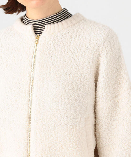 TOMORROWLAND （トゥモローランド）の「ウールナイロンボア ジップ