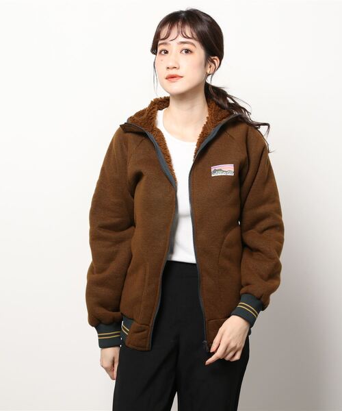 YOUNG&OLSEN The DRYGOODS STORE(ヤングアンドオルセン)の「【YOUNG & OLSEN The DRYGOODS STORE】 /YOSEMITE PILE JACKET(ブルゾン・レディース・ホワイト/ブラウン・4/3/2)」の2枚目の写真