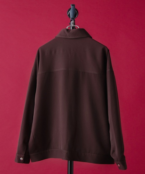 WEGO by こーせ(ウィゴーバイコーセ)の「∴WEGO by こーせ/ビッグシルエットZIPブルゾン(ブルゾン・メンズ・ブラック/ワイン/ライトグレー・MEDIUM/LARGE)」の12枚目の写真