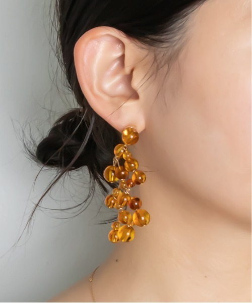 RANDA（ランダ）の「ボリュームツリーピアス（ピアス（両耳用）・レディース・ブラウン/その他・FREE）」の5枚目の写真