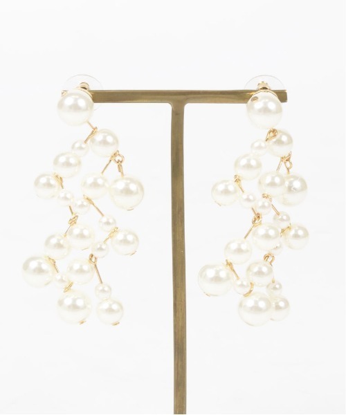 RANDA（ランダ）の「ボリュームツリーピアス（ピアス（両耳用）・レディース・ブラウン/その他・FREE）」の9枚目の写真