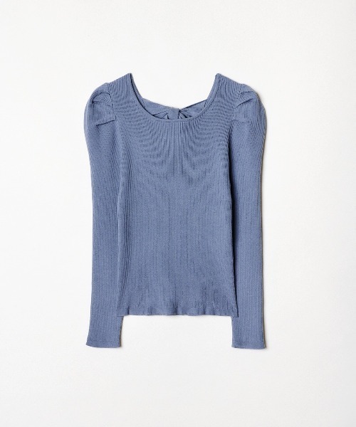 REDYAZEL（レディアゼル）の「バックリボンニットプルオーバー（ニット