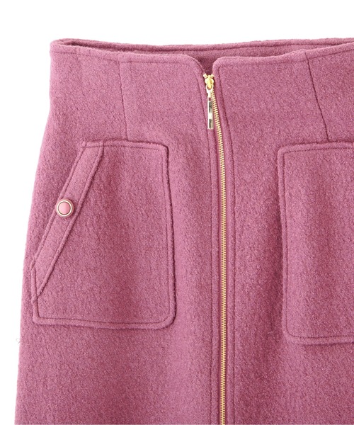 PROPORTION BODY DRESSING（プロポーションボディドレッシング）の「フロントファスナータイトスカート / 1211220117（スカート・レディース・オフホワイト/パープル/ピンク・SMALL/MEDIUM）」の5枚目の写真