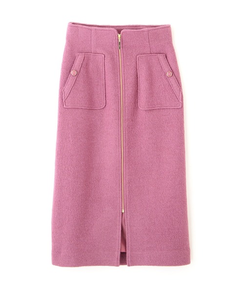 PROPORTION BODY DRESSING（プロポーションボディドレッシング）の「フロントファスナータイトスカート / 1211220117（スカート・レディース・オフホワイト/パープル/ピンク・SMALL/MEDIUM）」の17枚目の写真