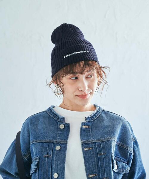 coen(コーエン)の「CaliforniaDreamin'ロゴニットキャップ(ニットキャップ/ビーニー・レディース・ネイビー/オフホワイト/ケリー・FREE)」の10枚目の写真