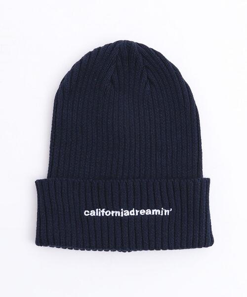 coen(コーエン)の「CaliforniaDreamin'ロゴニットキャップ(ニットキャップ/ビーニー・レディース・ネイビー/オフホワイト/ケリー・FREE)」の8枚目の写真