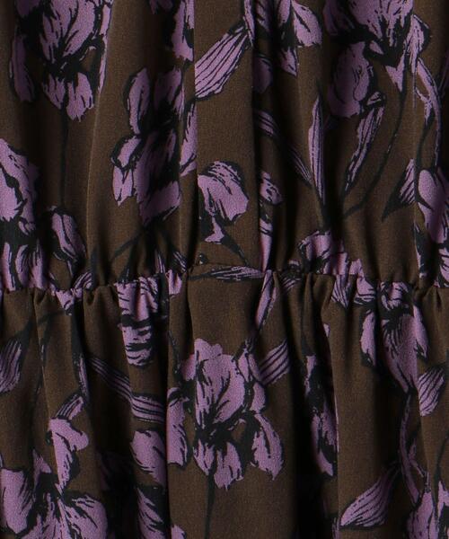 closet story（クローゼットストーリー）の「＜closet story＞カラーフラワー ギャザーワンピース -ウォッシャブル-（ワンピース・レディース・ブラック/ダークブラウン/ロイヤルブルー・FREE）」の22枚目の写真