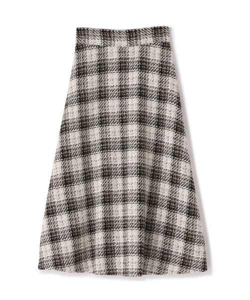 N.（N. Natural Beauty Basic）（エヌエヌナチュラルビューティーベーシック）の「【S Size Line】◆ツイードチェックフレアスカート（スカート・レディース・ブラック系その他/ブルー系その他・SMALL/MEDIUM）」の16枚目の写真