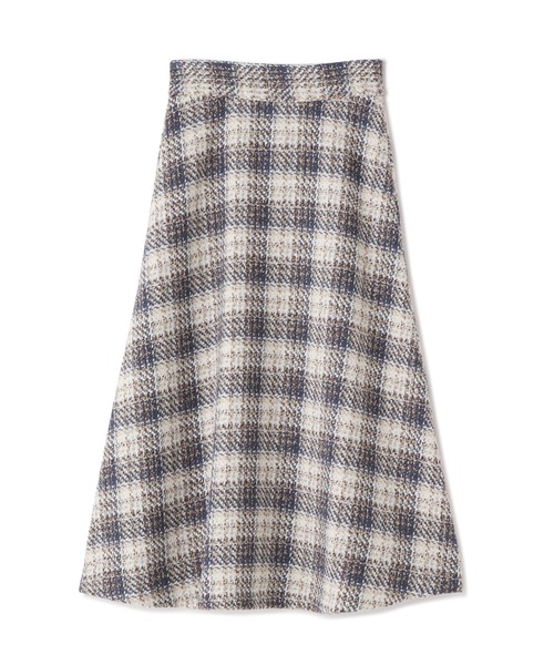 N.（N. Natural Beauty Basic）（エヌエヌナチュラルビューティーベーシック）の「【S Size Line】◆ツイードチェックフレアスカート（スカート・レディース・ブラック系その他/ブルー系その他・SMALL/MEDIUM）」の19枚目の写真
