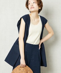 【WEB限定】ワイドリブタンクトップ