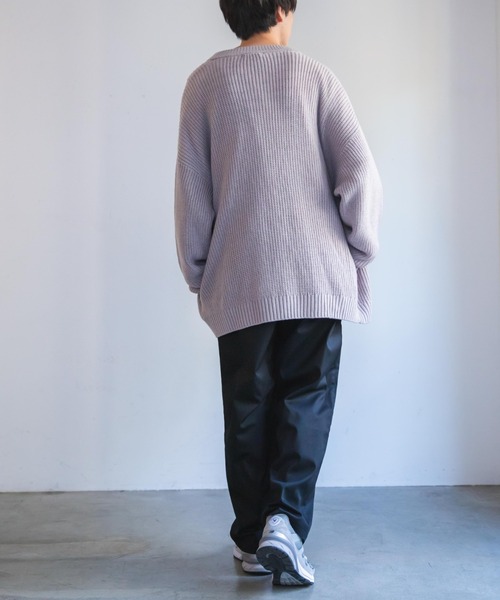 WEGO(ウィゴー)の「WEGO/ルーズカーディガン(カーディガン/ボレロ・メンズ・ブラック/グレー/ブルー・MEDIUM/LARGE)」の9枚目の写真