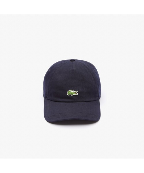 LACOSTE（ラコステ）の「オーガニックコットンクロックエンブレムキャップ（キャップ・メンズ・ブラック/ベージュ/サンドベージュ・FREE）」の7枚目の写真