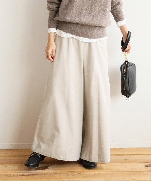 JOURNAL STANDARD relume(ジャーナルスタンダード レリューム)の「細コールギャザーパンツ◆(その他パンツ・レディース・グレー/グレー系その他・38)」の2枚目の写真