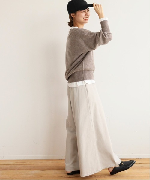 JOURNAL STANDARD relume(ジャーナルスタンダード レリューム)の「細コールギャザーパンツ◆(その他パンツ・レディース・グレー/グレー系その他・38)」の8枚目の写真