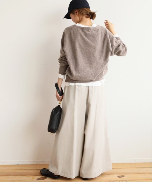 JOURNAL STANDARD relume(ジャーナルスタンダード レリューム)の「細コールギャザーパンツ◆(その他パンツ・レディース・グレー/グレー系その他・38)」の3枚目の写真