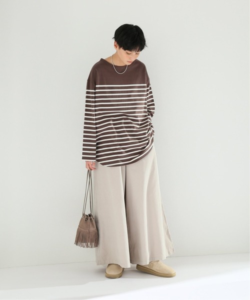 JOURNAL STANDARD relume(ジャーナルスタンダード レリューム)の「細コールギャザーパンツ◆(その他パンツ・レディース・グレー/グレー系その他・38)」の11枚目の写真