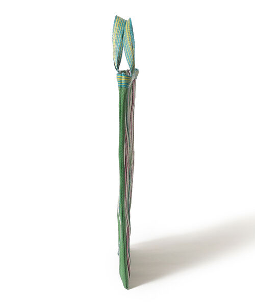 CITRUS（シトラス）の「CITRUS / ナイロン ストライプ トートバッグ（トートバッグ・レディース・オレンジ/グリーン・ONE SIZE）」の16枚目の写真