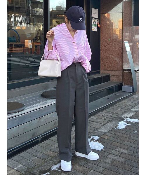 【WEB限定】ストライプルーズシャツ