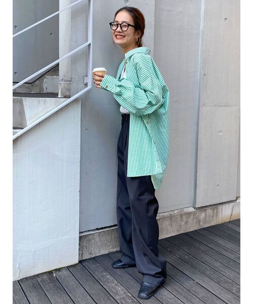 【WEB限定】ストライプルーズシャツ