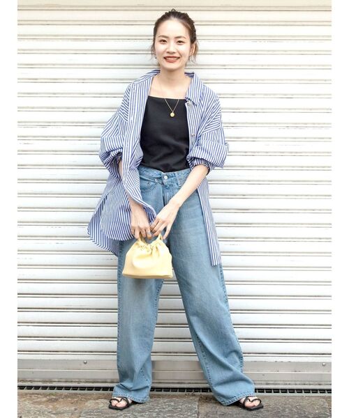 【WEB限定】ストライプルーズシャツ
