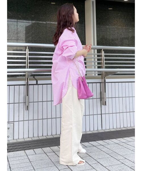【WEB限定】ストライプルーズシャツ