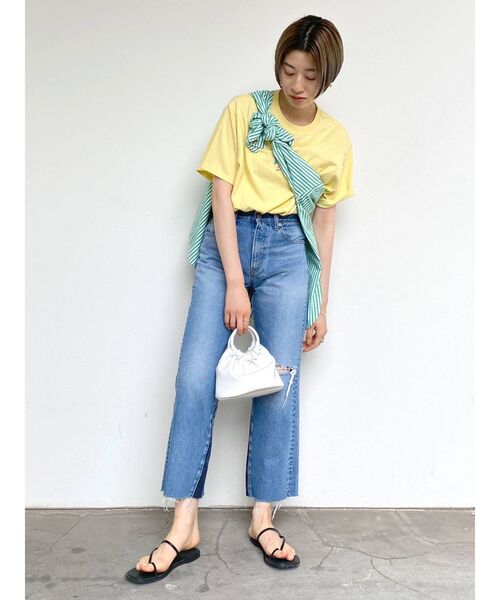 【WEB限定】ストライプルーズシャツ