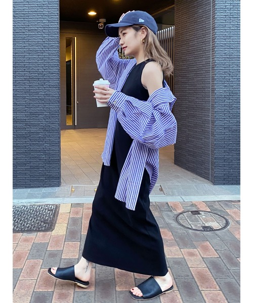 【WEB限定】ストライプルーズシャツ