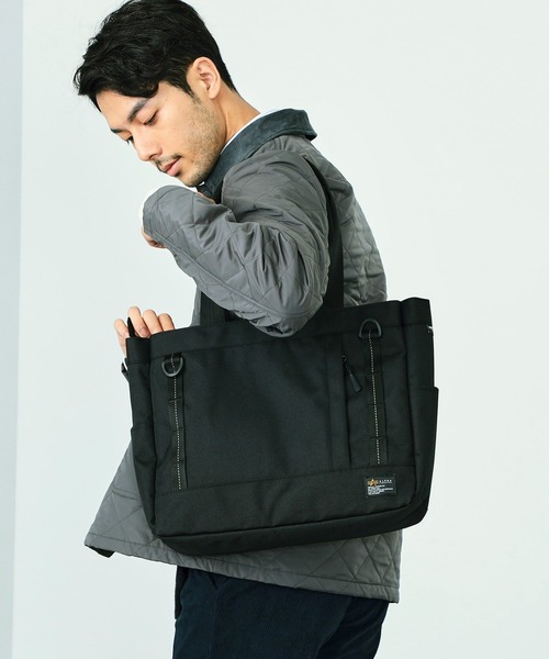 Alpha Industries（アルファインダストリーズ）の「ポリエステルコーデュラ ツールトートバッグL（トートバッグ・メンズ・ブラック/グレー系その他・FREE）」の8枚目の写真